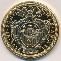 DN "Történelmi aranypénzek - VI. Pius 1787. 10 Zecchini" aranyozott rézötvözet utánveret &...