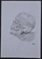 3 db grafika Hornyánszky hagyatéki pecséttel, pasztell, papír, különböző méretben