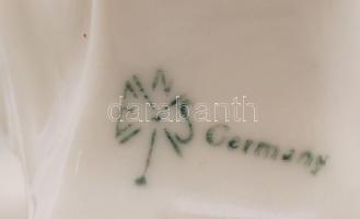 Ens pillangó pár, kézzel festett, jelzett, hibátlan, m:24 cm, h:17 cm / Karl Ens butterfly paar, han...