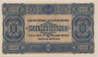 1923. 1000K "Magyar Pénzjegynyomda Rt. Budapest" T:II egy nagyobb és több kisebb saroktöré...
