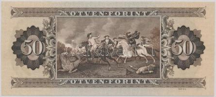 1951. 50Ft papírráncos, enyhén ferde előlapi nyomattal, paíránccal T:I apró sarokkopás