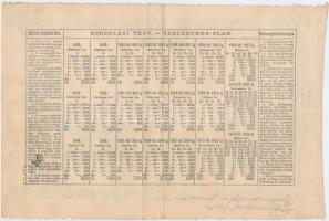 Budapest 1888. "Magyarországi Jószív Egyesület" sorsjegye 2Ft-ról (3x) mindegyik felülbély...