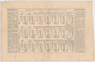 Budapest 1888. "Magyarországi Jószív Egyesület" sorsjegye 2Ft-ról (3x) mindegyik felülbély...