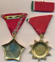 1970. "Felszabadulási Jubileumi Emlékérem" aranyozott, zománcozott Br kitüntetés mellszala...