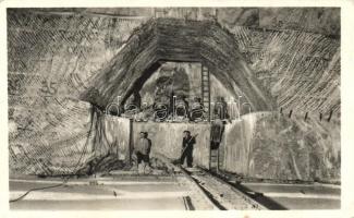 Aknaszlatina, Lajos bánya, Sófejtés / salt mine, interior