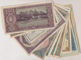 30db-os vegyes pengő, adópengő, forint bankjegy T:vegyes