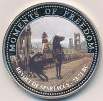 Libéria 2001. 10$ "Szabadság pillanatai- Spartacus felkelése" multicolor T:PP 
Liberia 200...