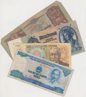 30db-os vegyes magyar és külföldi bankjegy tétel T:vegyes 30pcs of various banknotes C:mixed