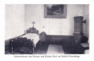 Persenbeug, Schloss, Geburtszimmer des Kaisers und Königs Karl / the birth room of King Charles