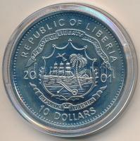 Libéria 2001. 10$ "Szabadság pillanatai - Magyar szabadságharc" multicolor T:2 (PP) ujjlen...