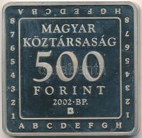 2002. 500Ft "Kempelen Farkas Sakkautomatája" tokban T:PP enyhe felületi karc Adamo EM181