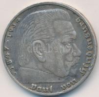 Német 3. Birodalom 1936D 5M Ag "Hindenburg" T:2,2-
German Third Reich 1936D 5 Marks Ag &qu...