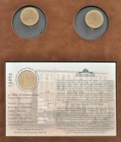 2003. 20Ft "Deák Ferenc" (2x) + első napi veret számozott emléklapon exkluzív bársony albu...
