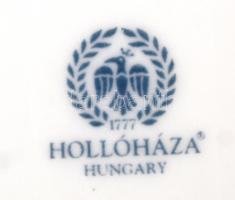 Hollóházi ékszertartó (2db), matricás, jelzett, hibátlan, d:7,5 cm