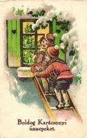 Christmas, children, litho (fa)