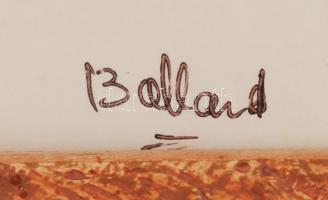 Ballard jelzéssel: Afrika, paszpartuban, üvegezett keretben, 16x22cm