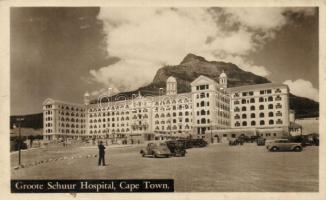 Cape Town, Groote Schuur Hospital, automobiles (Rb)