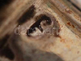 6 személyes ezüstnyelű (Ag) desszertes étkészlet, jelzett, br: 254 g