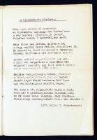 1956-1958 Álnéven író, 56-os elitélt versei. Kézirat. 28p. 9 vers