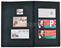 Kossuth Lajost ábrázoló és az 1848-1849-es forradalom és szabadságharc kapcsán kiadott érme, bankjeg...