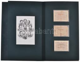 Kossuth Lajost ábrázoló és az 1848-1849-es forradalom és szabadságharc kapcsán kiadott érme, bankjeg...