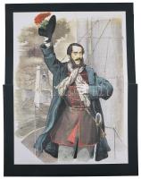 Kossuth Lajost ábrázoló és az 1848-1849-es forradalom és szabadságharc kapcsán kiadott érme, bankjeg...