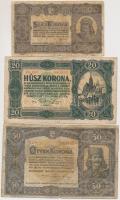1920-1923. 50f-100K (7xklf) T:vegyes
