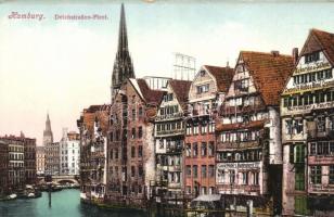 Hamburg - 9 old postcards; mixed quality