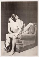 cca 1950 Korabeli erotikus nyomtatvány: Tripla gyönyör. 14,5x10cm