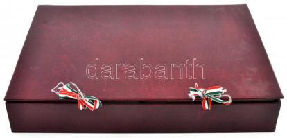 2002. Százéves az Országház: exkluzív, egyedi készítésű gyűjtemény. Igényes, zománcozott címerrel dí...