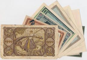 Németország / Weimari Köztársaság 1918-1923. 10db vegyes városi szükségpénz T:vegyes
Germany / Weima...