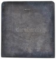 1972. "1957-1972 (15 éves a Munkásőrség)" bronzozott műanyag plakett, hátoldalán akasztóva...