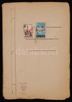 cca 1960 Nagy gyufacímke gyűjtemény, kb. 700 db csak SPORTtal kapcsolatos sorozatok, rendezve,  mapp...