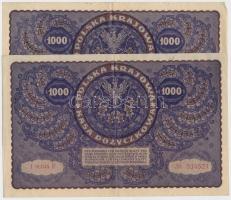 Lengyelország 1919. 1000M T:II-,III
Poland 1919. 1000 Marek C:VF,F