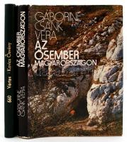 2 db őstörténeti könyv: Vértes László: Kavics Ösvény. A vértesszőlősi előember regénye. Bp., 1969, Gondolat. Későbbi félvászon kötésben, jó állapotban.; Gáboriné Csánk Vera: Az ősember Magyarországon. Bp., 1980, Gondolat. Vászonkötésben, papír védőborítóval, jó állapotban.