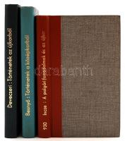 3 db történelmi témájú könyv: Incze Miklós, Makkai László: A polgári forradalmak és az újkor. Bp., 1969, Minerva. Későbbi félvászon kötésben, jó állapotban.; Besnyő Miklós: Történetek a középkorból. Történelmi olvasókönyv az általános iskola 6. osztálya tanulói számára. Bp., 1971, Tankönyvkiadó. Későbbi félvászon kötésben, jó állapotban.; Devecseri Lászlóné, Major József: Történetek az újkorból. Történelmi olvasókönyv az általános iskola 7. osztálya számára. Bp., 1974, Tankönyvkiadó. Későbbi vászonkötésben, jó állapotban.