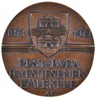 Asszonyi Tamás (1942-) 1973. "Budapest MDCCCLXXIII / 1873-1973 Pest-Buda egyesítésének emlékére...