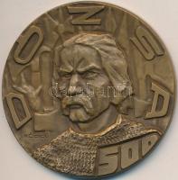 Képíró Zoltán (1944-1981) DN "Dózsa György-Cegléd" Br emlékérem (61mm) T:2