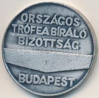 DN "Országos Trófeabíráló Bizottság - Budapest" ezüstözött Br emlékérem (40mm) T:2,2-