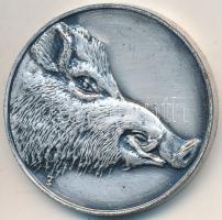 DN "Országos Trófeabíráló Bizottság - Budapest" ezüstözött Br emlékérem (40mm) T:2,2-