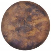 Osváth Mária (1921-) 1982. "Georgi Dimitrov 1882-1949" Br plakett (117mm) T:2