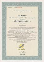 Csurgó 1997. "Napsugár Ruházati Részvénytársaság" törzsrészvénye 1000Ft, 10.000Ft, 50.000F...