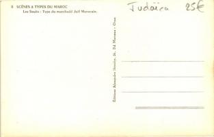 Les Souks: Type du marchand Juif Marocain / Jewish merchant, Morocco