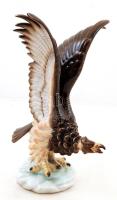 Herendi sas, kézzel festett, jelzett, hibátlan, m:33 cm / Herend Turul bird, perfect condition