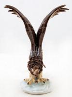 Herendi sas, kézzel festett, jelzett, hibátlan, m:33 cm / Herend Turul bird, perfect condition