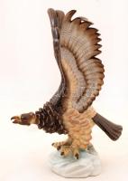 Herendi sas, kézzel festett, jelzett, hibátlan, m:33 cm / Herend Turul bird, perfect condition