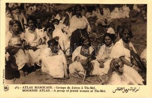 Atlas Marocain. Groupe de Juives a Tin-Mel / Moorish Atlas. A group of jewish women at Tin-Mel; Judaica