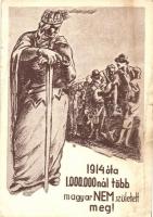 1914 óta 1 milliónál több magyar nem született meg; Magyar Szülők Szövetsége nemzetvédelmi mozgalma az egyke ellen / Hungarian propaganda against the single child (fa)