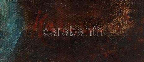 Kazacsay Gerőné (Hirsch Lujza) (1871-?): Női fél akt. Olaj, karton, jelzett, restaurált, 50×38 cm