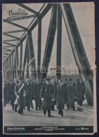 1941-44 Képes Vasárnap 3db száma, érdekes hírekkel: A Horthy felavatta az új medvei Duna-hidat, a Ko...